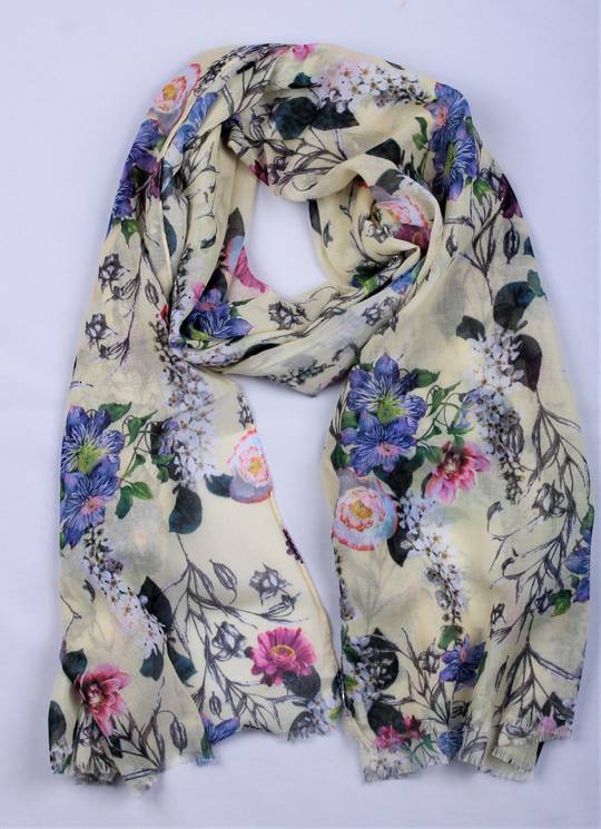 Alice & Lily printed scarf yellow Style : SC/4794YEL